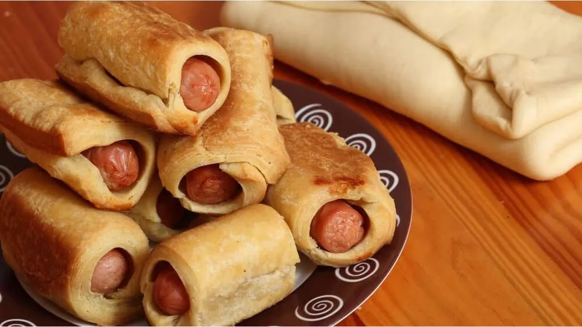 Salchichas en hojaldre